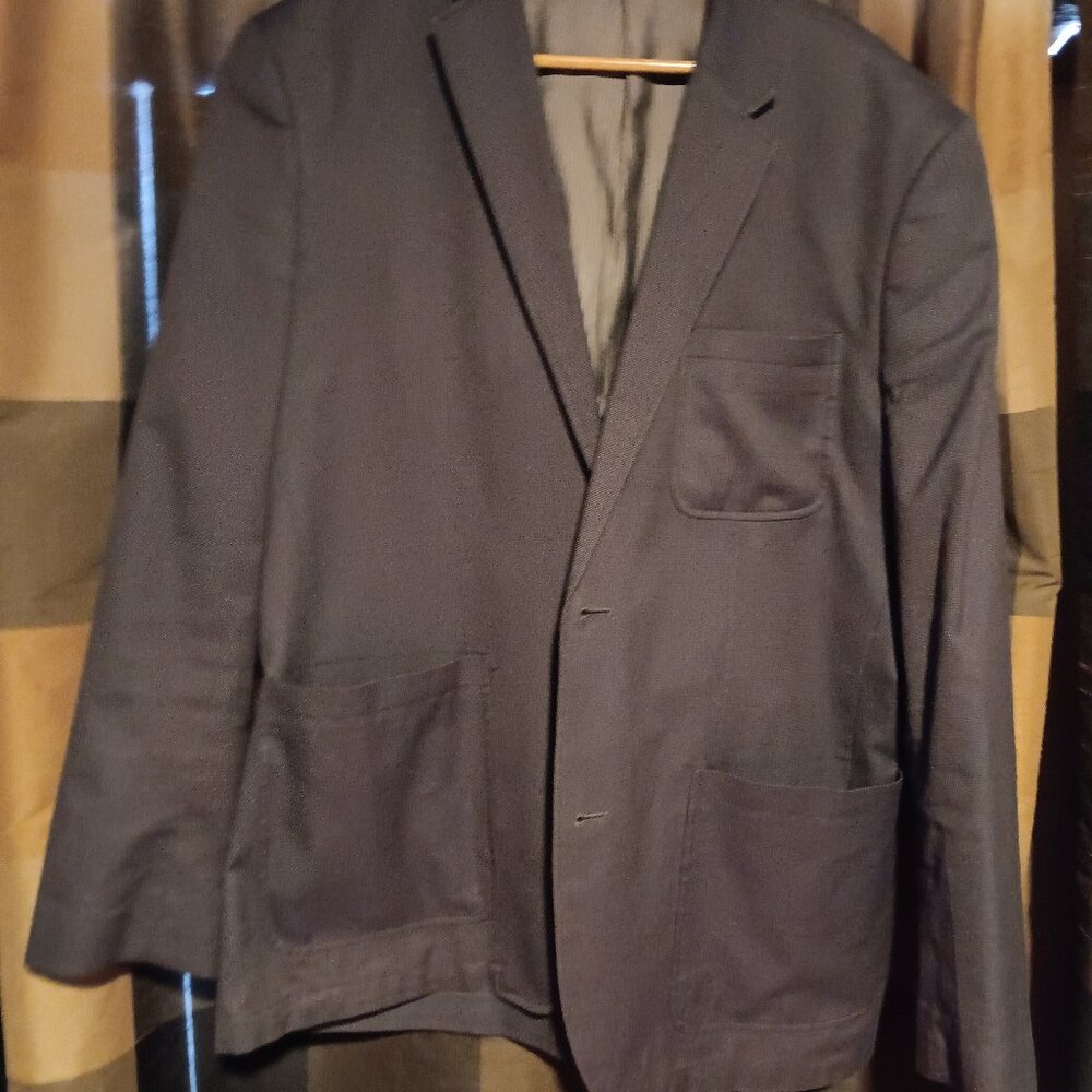 Perry Ellis 44r sport coat color blue